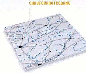 3d view of Chaufour-Notre-Dame