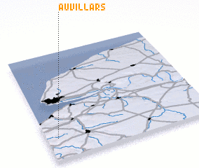 3d view of Auvillars
