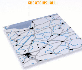 3d view of Great Chishall