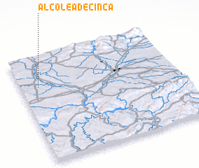 3d view of Alcolea de Cinca