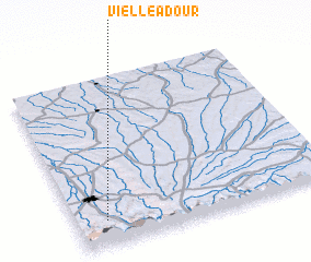 3d view of Vielle-Adour