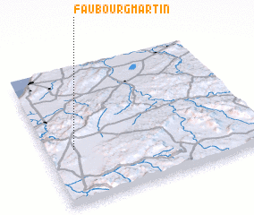 3d view of Faubourg Martin