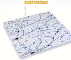 3d view of Saint-Marceau