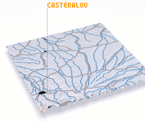 3d view of Castera-Lou