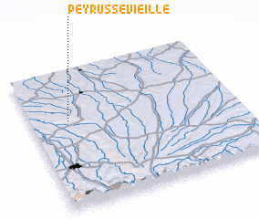 3d view of Peyrusse-Vieille