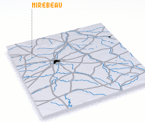 3d view of Mirebeau