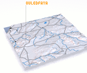 3d view of Ouled Faya