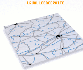 3d view of La Vallée de Crotte