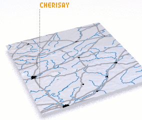 3d view of Chérisay