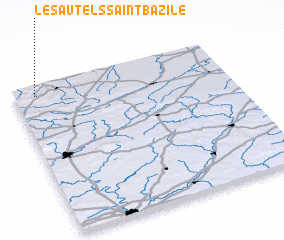 3d view of Les Autels-Saint-Bazile