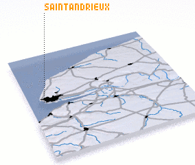 3d view of Saint-Andrieux