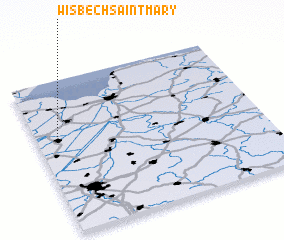 3d view of Wisbech Saint Mary