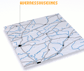 3d view of Avernes-sous-Exmes