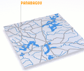 3d view of Pana Bagou