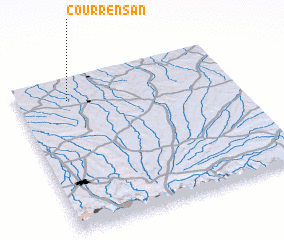 3d view of Courrensan