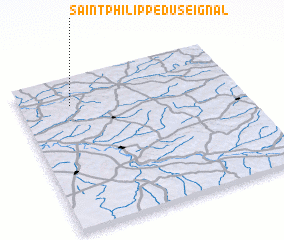 3d view of Saint-Philippe-du-Seignal