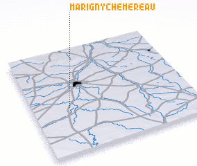 3d view of Marigny-Chemereau