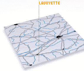 3d view of La Voyette