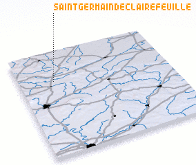 3d view of Saint-Germain-de-Clairefeuille