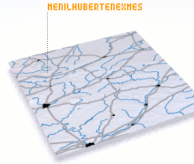 3d view of Ménil-Hubert-en-Exmes