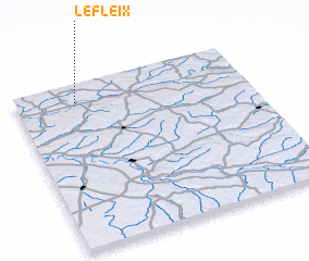 3d view of Le Fleix