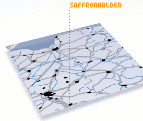 3d view of Saffron Walden