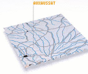 3d view of Aux-Aussat