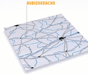 3d view of Aubigné-Racan