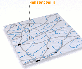 3d view of Montperroux