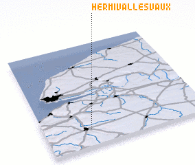 3d view of Hermival-les-Vaux