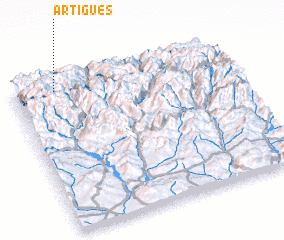 3d view of Artigues