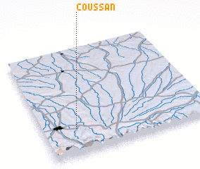 3d view of Coussan