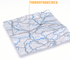 3d view of Torrente de Cinca