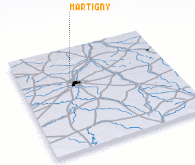 3d view of Martigny