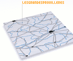 3d view of Les Grandes Prouillères