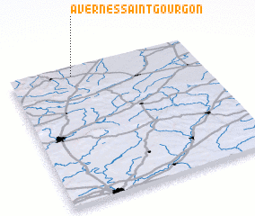 3d view of Avernes-Saint-Gourgon