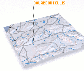 3d view of Douar Bou Tellis