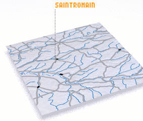 3d view of Saint-Romain