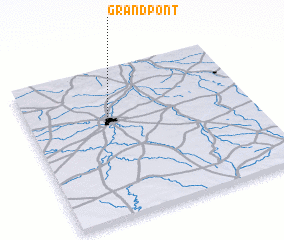 3d view of Grand-Pont