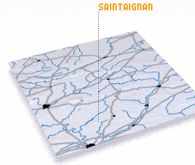 3d view of Saint-Aignan