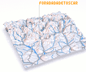3d view of Foradada de Toscar