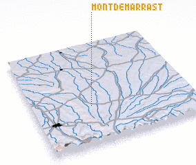 3d view of Mont-de-Marrast