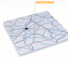 3d view of Saint-Romain