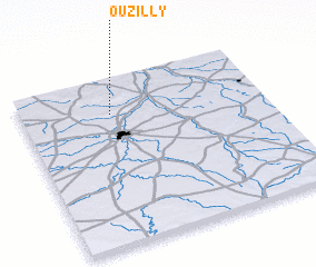 3d view of Ouzilly