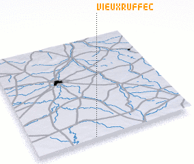 3d view of Vieux-Ruffec