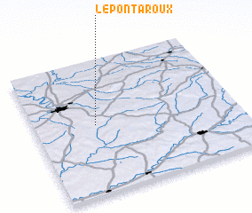 3d view of Le Pontaroux