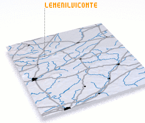 3d view of Le Ménil-Vicomte