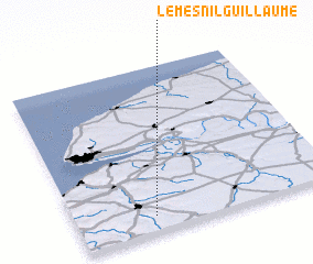 3d view of Le Mesnil-Guillaume