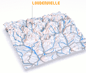 3d view of Loudenvielle