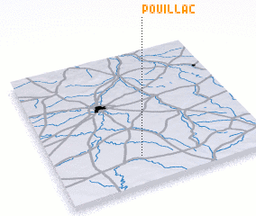 3d view of Pouillac